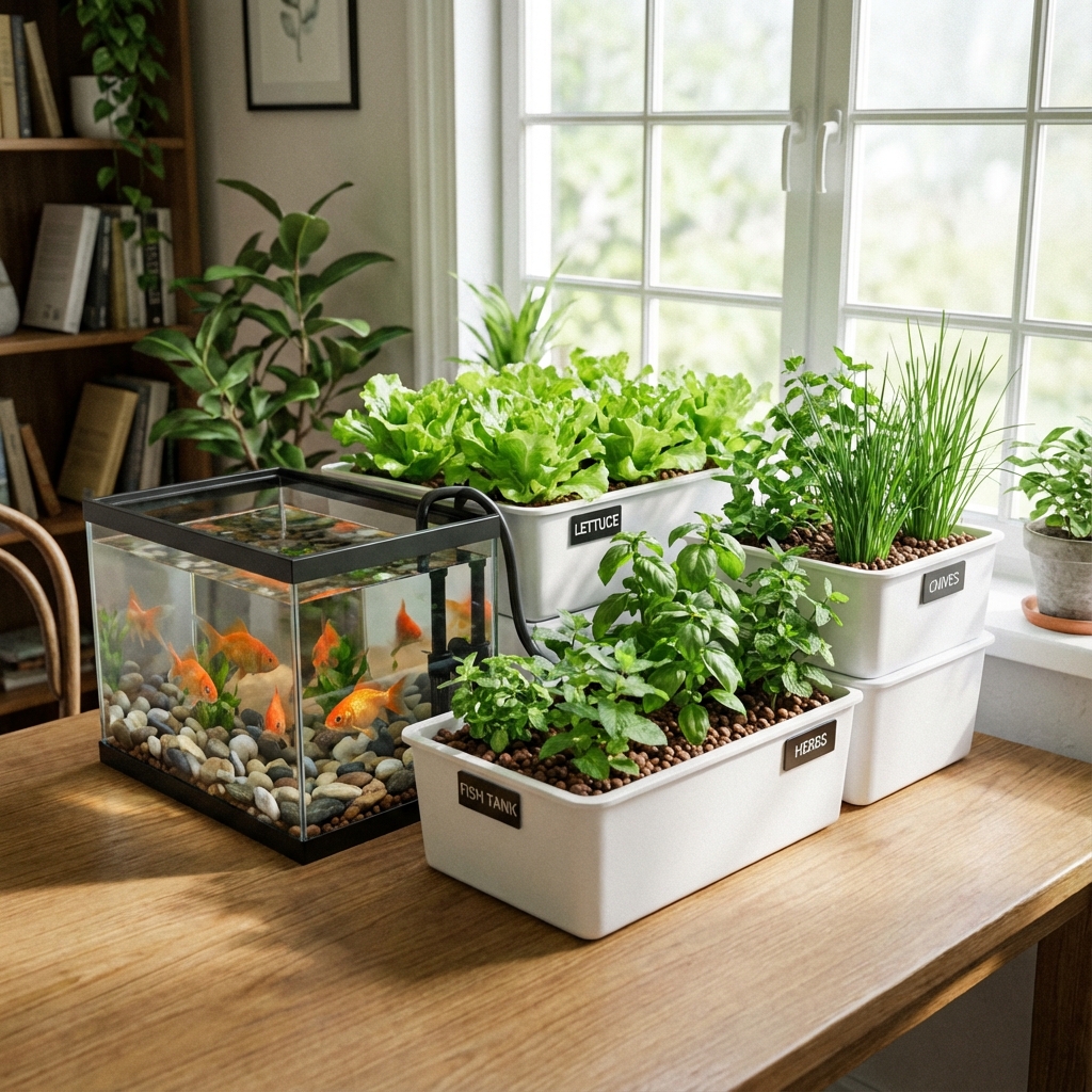 Aquaponics system for beginners
